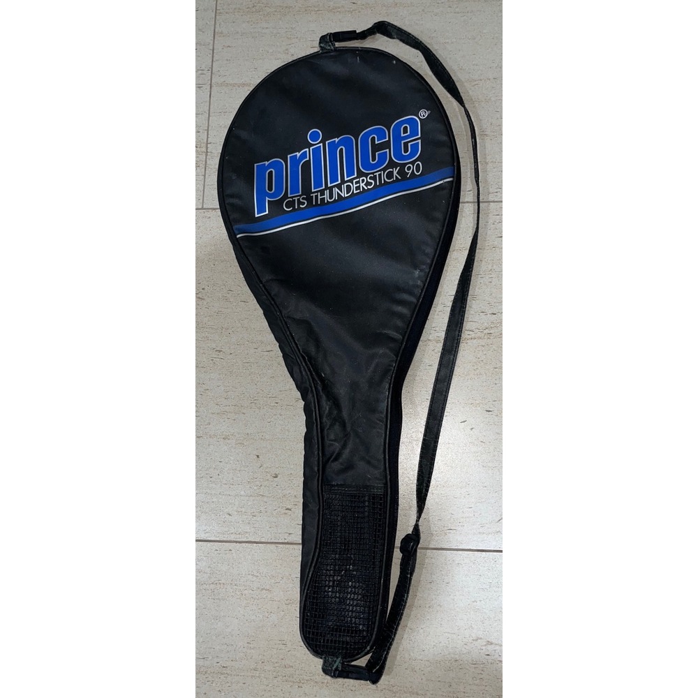 Prince CTS Thunderstick 90 Tennis Racquet Cover Bag Black Padded Shoulder Strap